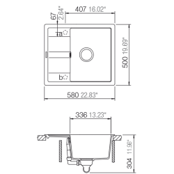 Zlewozmywak Schock RONDA D-100 Crema